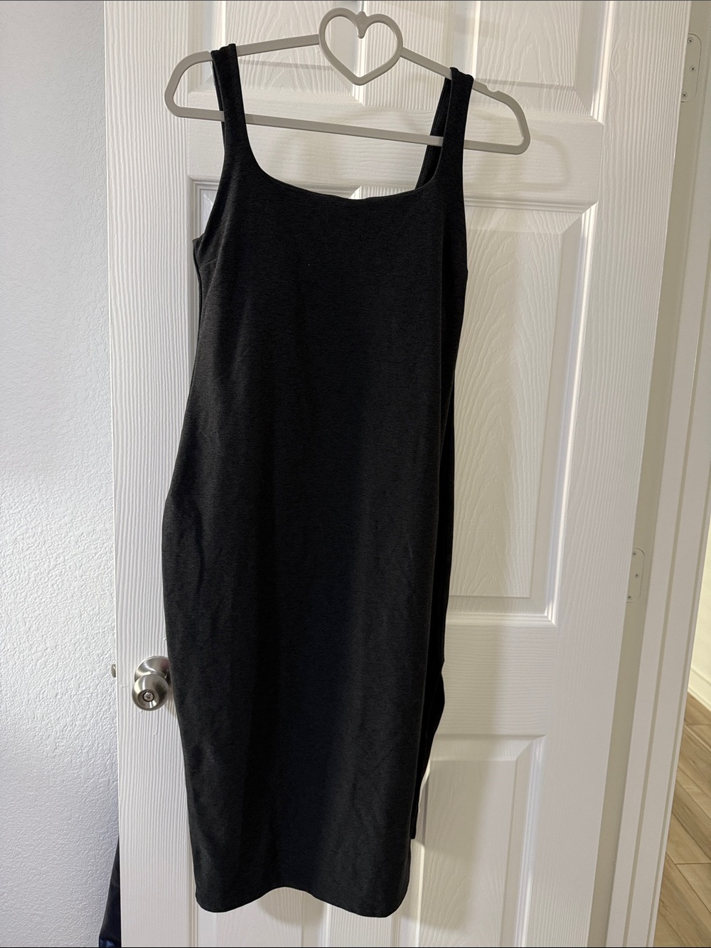 Beyond Yoga Black Tank Midi Dress